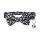thumbnail image 3 of Collar De Gato De Halloween Con Pajarita Y Campana, Dije De Gato, Cómodo Para Gatitos, Negro, 3 of 5