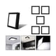 thumbnail image 1 of 5 Foco Plafon Sobrepuesto Cuadrado 24w Luz Fria Borde Negro, 1 of 3