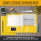 thumbnail image 4 of Carpeta de archivo Better Office Products 24x30 cm Paquete de 25 amarilla, 4 of 6