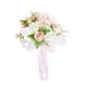 thumbnail image 4 of Ramo de novia para boda, accesorio fotográfico, ramo romántico de rosas artificiales para decoración de fiesta de aniversario, 4 of 5