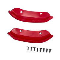 Ioensy - 2 Alerones Delanteros Ligeros Para Modelos 2015-2021, Color Rojo