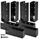 thumbnail image 1 of Soportes para Vigas WIMART 2"x4" de Acero Negro 8 piezas, 1 of 7