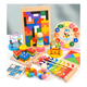 thumbnail image 3 of Pack 11 juguetes didácticos de madera niños montessori #2, 3 of 3