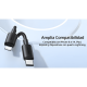 thumbnail image 2 of Cable para lightning 30w para iphone 8 a 14 largo 1 Blanco, 2 of 3