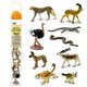 thumbnail image 1 of Set de minifiguras TOOB 9 de Toy Set Safari Ltd., animales del desierto del Sahara, 1 of 7