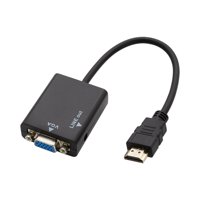 Philco - Convertidor Hdmi Macho A Vga Hembra Con Salida De Audio