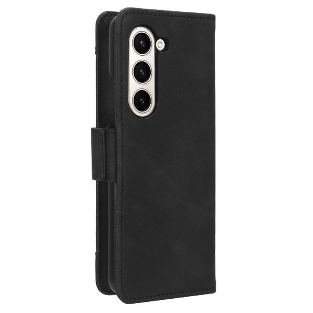 Funda Tipo Billetera FOXDOCK para Samsung Galaxy Z Fold 5 – Tapa Flip con Tarjetero
