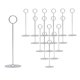 thumbnail image 1 of Tarjeteros de mesa Urban Deco, 16 unidades, 20 cm, acero plateado, 1 of 9