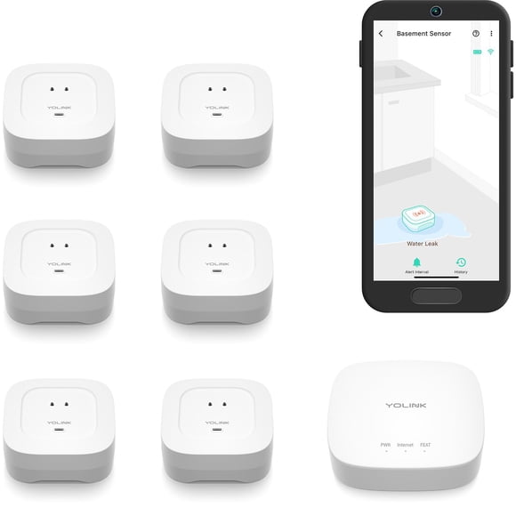 Kit De Inicio Para El Hogar Inteligente Hub Y Sensor De Fugas De Agua X6