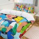 thumbnail image 2 of Pokemon And Ash Friends 3 Piece Sets Full/Queen Size - Reversible Microfiber Quilts with Shams Soft Lightweight Bedspread Coverlet Comforter for All Season Bed Sheets, 2 of 4