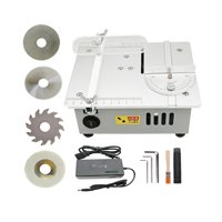 Magideal - Sierra Eléctrica De Escritorio, Piezas De Carpintería, Bricolaje, Manualidades Para Encimeras, Uso Doméstico, Pcb Con 4 Hojas De Sierra