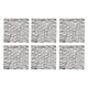 thumbnail image 1 of Juego de manteles individuales de mesa de papel tejido DII, 40 x 40 cm, color negro, 1 of 7