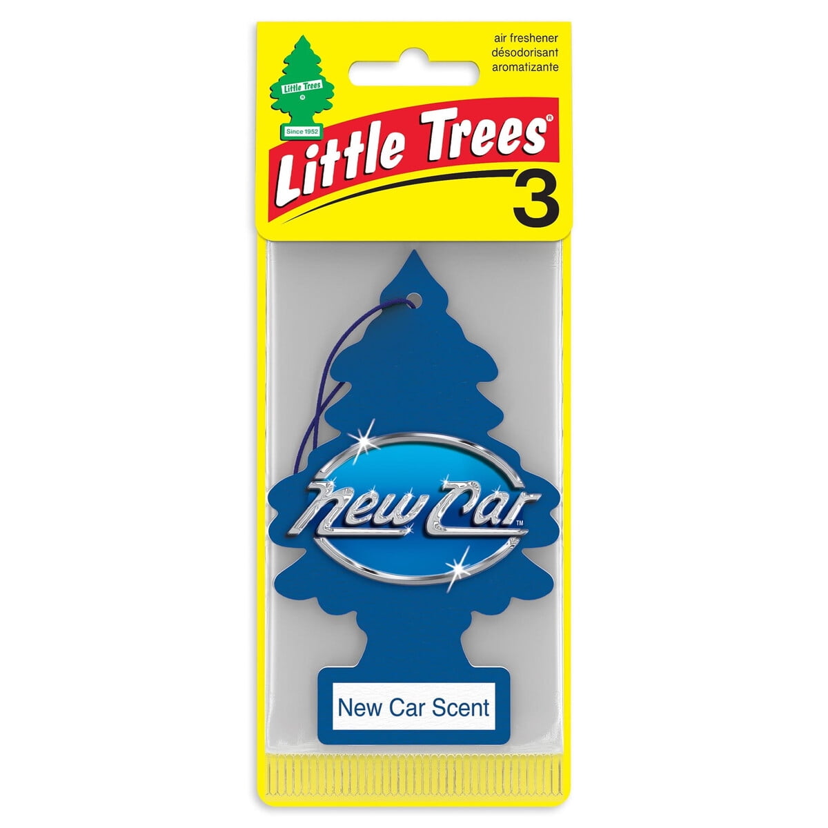 Aromatizante Little Trees New Car Scent 3 Pack Colgante