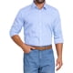 thumbnail image 1 of INSPIRE CHIC Camisas de Vestir de Manga Larga para Hombre con Patrón de Cuadros de Negocios XL Azul, 1 of 5