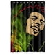 thumbnail image 1 of Cortina de ducha de Bob Marley con ganchos (60 x 72 pulgadas), 1 of 3