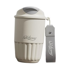 Magideal - Taza De Café Aislada, Botella Portátil, Botella De Agua A Prueba De Fugas, Vaso De Café Frío Y Caliente, Taza De Viaje De Café De Cerámica Para Uso En Blanco