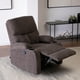 thumbnail image 1 of Bergere Reclinable Dante Brown Con Posavasos, 1 of 6