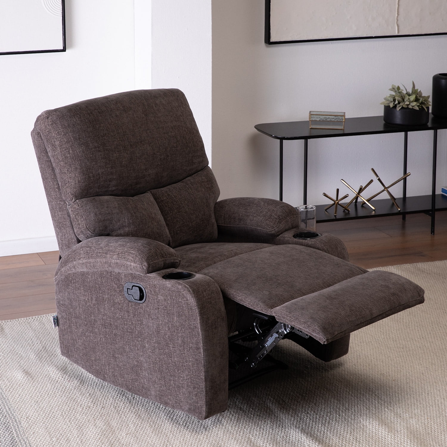 Vys Spa - Bergere Reclinable Dante Brown Con Posavasos