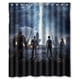 thumbnail image 1 of Cortina de ducha con póster de la película Los Cuatro Fantásticos, película de acción, juego de cortina de baño con ganchos, tamaño 66 x 72 pulgadas, 1 of 3
