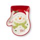 thumbnail image 1 of Plato Decorativo Navideño Snowman Guante Ceramica 26cm, 1 of 10