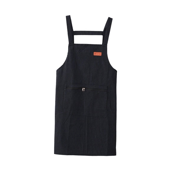 Delantal De Catering Delantal Para Hornear Hombres Mujeres Delantal Con Pechera Para Jardín Granja Cocina Negro
