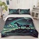 thumbnail image 1 of Capricorn Goat Themed Bedding Set Duvet Cover and Pillowcase Set, 1 of 5