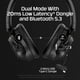 thumbnail image 2 of Auriculares supraaurales inalámbricos HyperX Cloud Mix 2 con ANC negros, 2 of 3