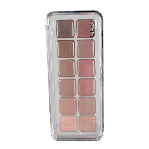 Paleta de ojos Clio Pro Air Mute Library #03 con 12 x 6 ml