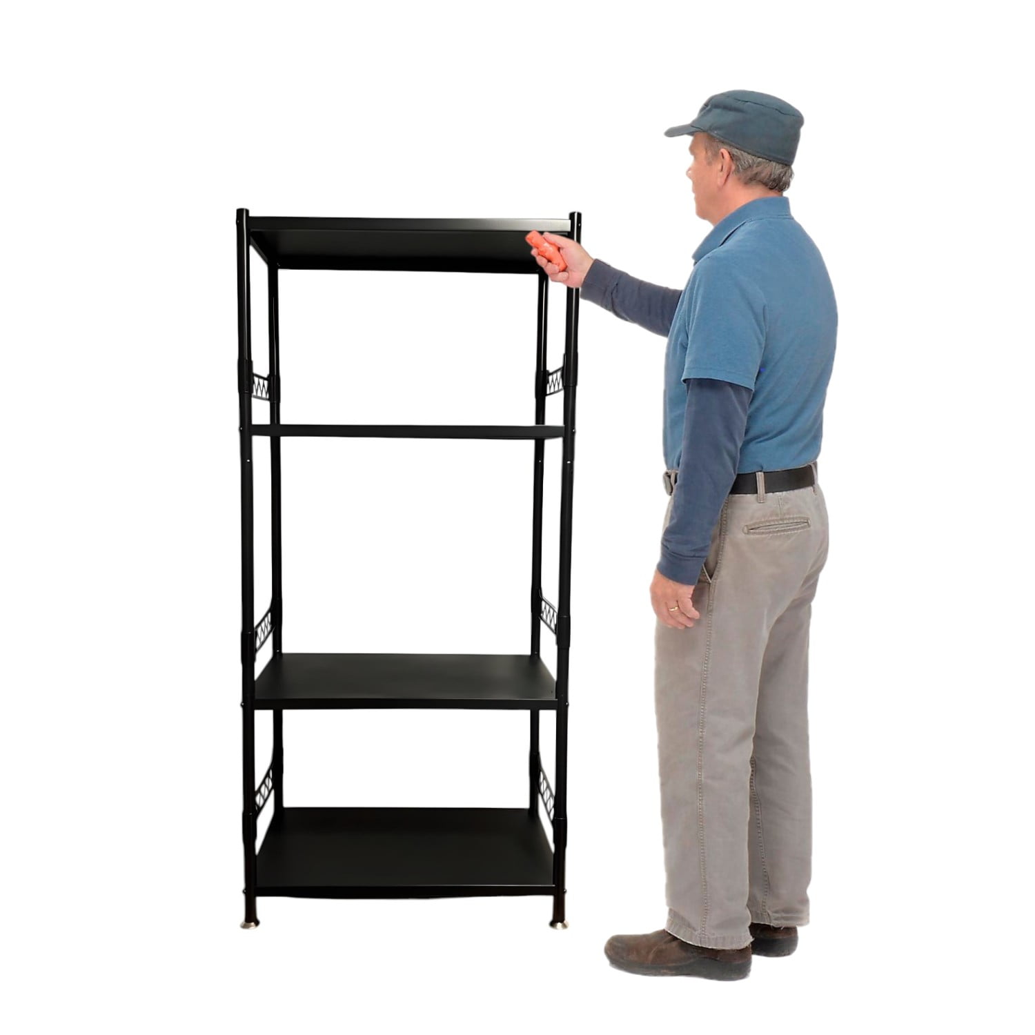 Prochef - Estante Deco 4 Bandejas Acero 60x40x132 Cm