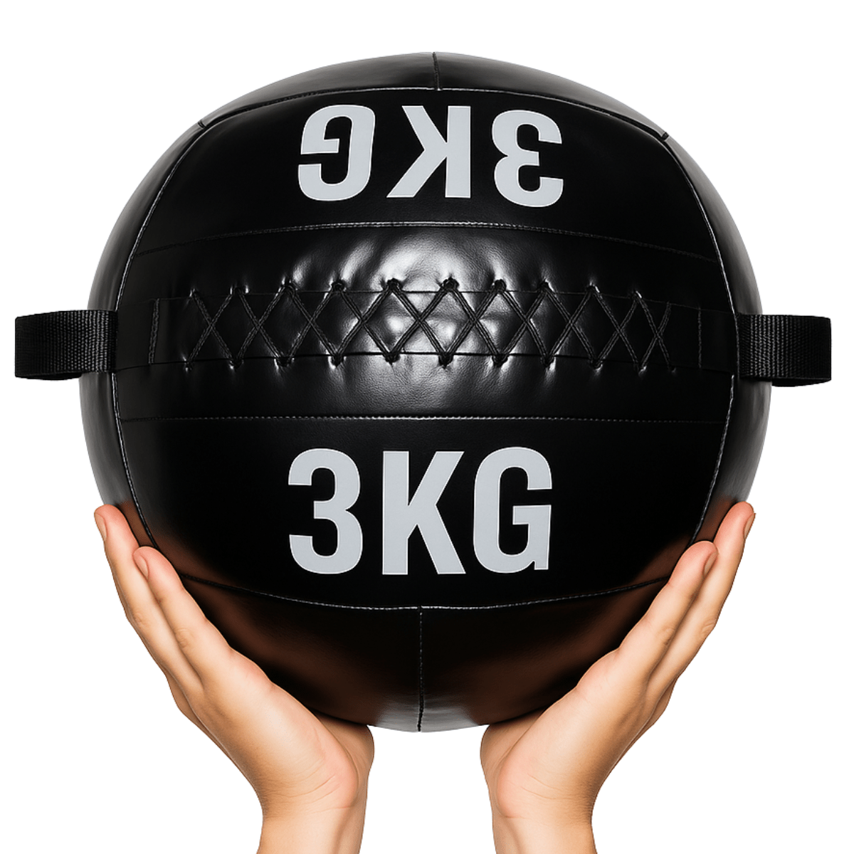 Linea Sport - Balón Medicinal 3 Kg De Ecocuero Antideslizante Para Crossfit