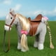 thumbnail image 3 of Peluche HollyHome Pretty con forma de caballo de peluche, 28 cm, gris, 3 of 3