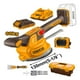 thumbnail image 2 of VENTOSA VIBRADORA A BATERIA P20S 130MM C/BATERIA + CARGADOR + ACCESORIOS + CAJA HERRAMIENTAS PLASTICA INGCO CTVLI20015, 2 of 2