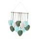thumbnail image 2 of Tapiz Colgante De Pared De Macramé Con Hojas, Elegante, Para Telón De Fondo, Apartamento, Sala De Estar, Azul, 2 of 5