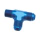 thumbnail image 1 of Tee de paso para tubería SPEEDFX -8AN x 3/8 NPTF azul, 1 of 4