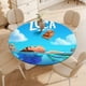 thumbnail image 4 of Mantel Ajustado Redondo Desmarcar Luca Theme Impermeable 120 cm, 4 of 6