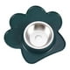 thumbnail image 5 of Tazón Para Perros Y Gatos Contenedor De Comida Gatito Tazón De Agua Plato De Comida Para Mascotas Estable Tazón Para Perros Verde, 5 of 5