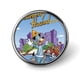 thumbnail image 1 of El show de Huckleberry Hound-Theme Round Button Badge: Premium Metal Construction, Ideal for High-End Events 2.8 cm, 1 of 6