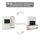 thumbnail image 2 of Rack Tv 60" Home Design Blanco Oro, 2 of 4