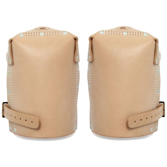 Kneepads Zeluga de piel de seguridad antideslizante con correas ajustables