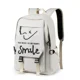 thumbnail image 1 of Large capacity quirky expression backpack, leisure travel backpack, sports minimalist unisex bag for men and women, 1 of 3