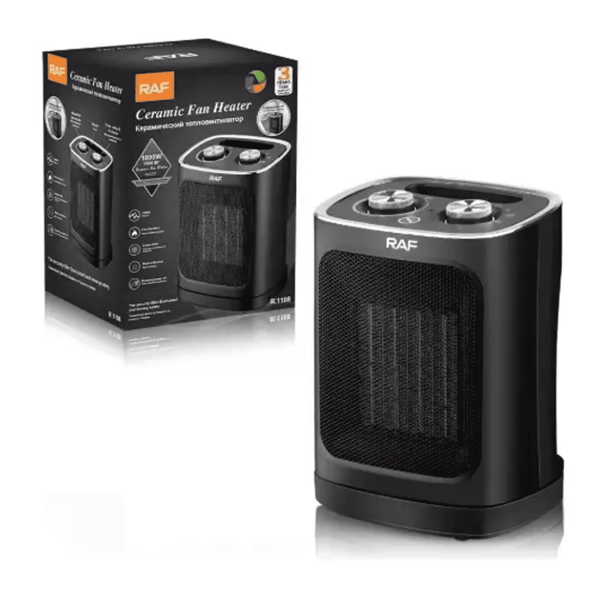 Genérico - Calefactor Cerámico Eléctrico Raf 1800w | Tecnología Ptc
