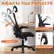 thumbnail image 5 of Silla de oficina NEO CHAIR de respaldo alto de malla con apoyabrazos ajustables, 5 of 8