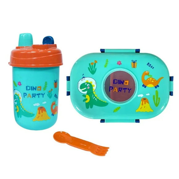 Set Lonchera Escolar + Botella Tupper Vianda Colacion Niños