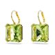 thumbnail image 3 of Pendiente Swarovski Millenia de Cristal Verde con Tono Dorado, 3 of 5