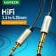 thumbnail image 1 of Cable De Audio Jack 3.5mm/Jack 6.3 Estereo M/M 2m Negro Ugreen Av127, 1 of 2