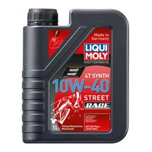 Aceite Liqui Moly Full Sintético 10W-40 Moto/Cuatriciclo Negro