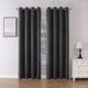 thumbnail image 1 of Cortinas opacas Joydeco, 2 paneles, 213 x 213 cm, color gris oscuro, 1 of 7