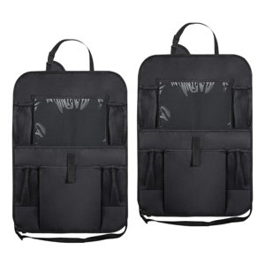 Ioensy - Bolsa De Almacenamiento Para Asiento Trasero De Coche, Organizador Versátil Con Pantalla Táctil, Soporte Para Tableta, 2 Uds.