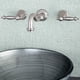 thumbnail image 2 of Grifo de baño Kingston Brass Templeton de montaje en pared, níquel cepillado, 2 of 3