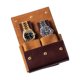 thumbnail image 1 of Funda de viaje para relojes, de piel auténtica, de QWATCHBANDS, 1 of 8